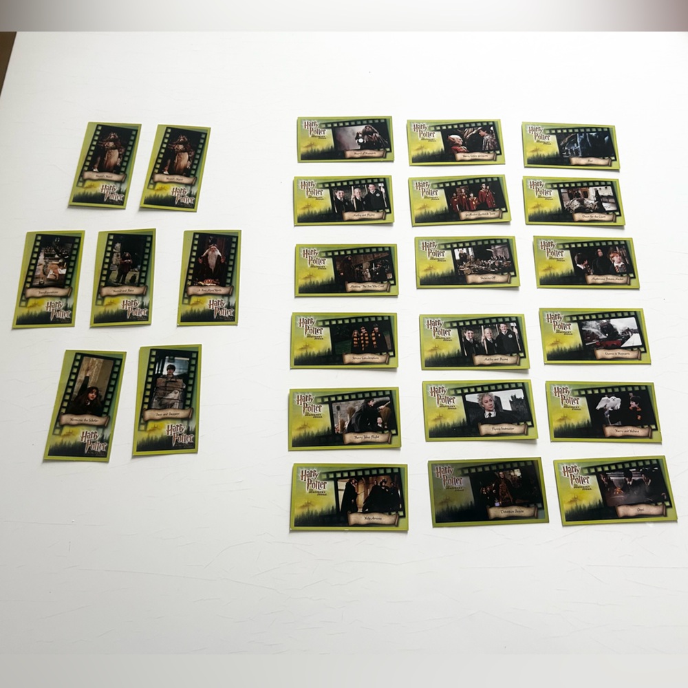 2001 Vintage Harry Potter Movie Trading Cards Set of 25 One Holofoil